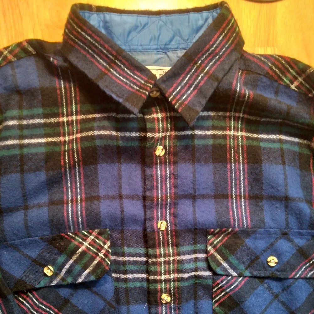 Vintage Sears Men's Store Flannel Button Shirt